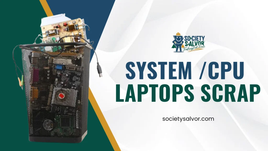 System CPU laptops scrap