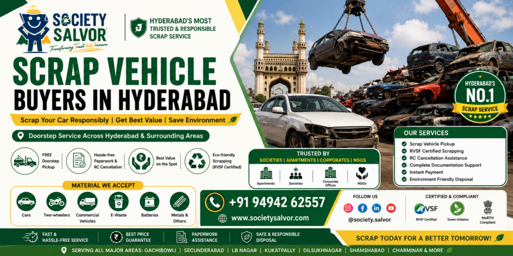 Scrap vehicle buyers in Hyderabad