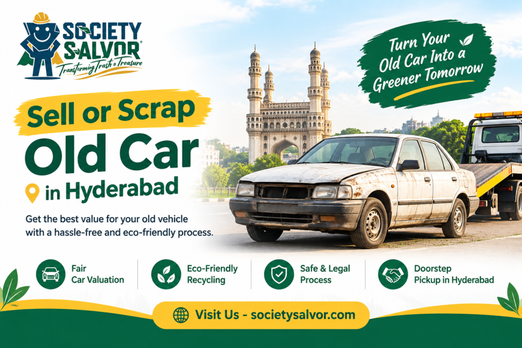 sell or scrap old car in Hyderabad